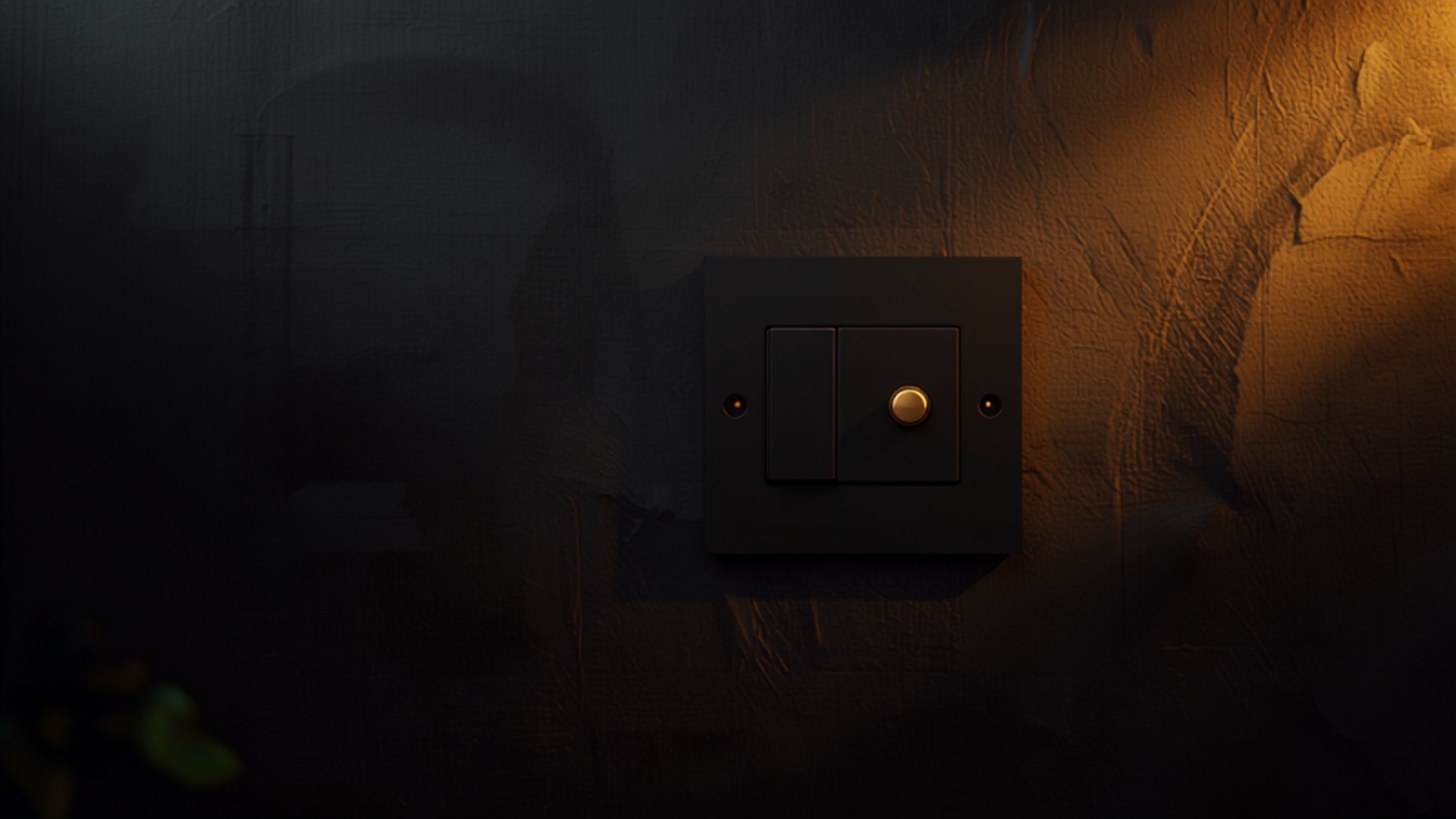 AureVolt premium switch on a charcoal wall